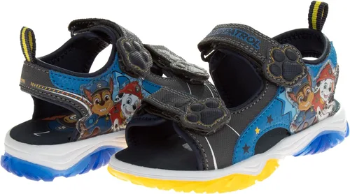 Vista 6 de Nickelodeon Zapatos iluminados de la Patrulla Canina para niños, sandalias de verano, zapatos de agua para niños, correa ajustable de Chase Marshall