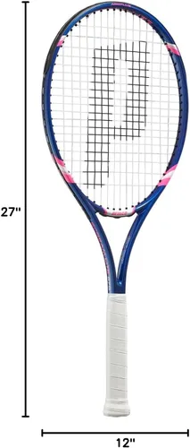 Vista 9 de Prince Scream LITE 275 - Raqueta de tenis dura, aluminio ligero x carbono