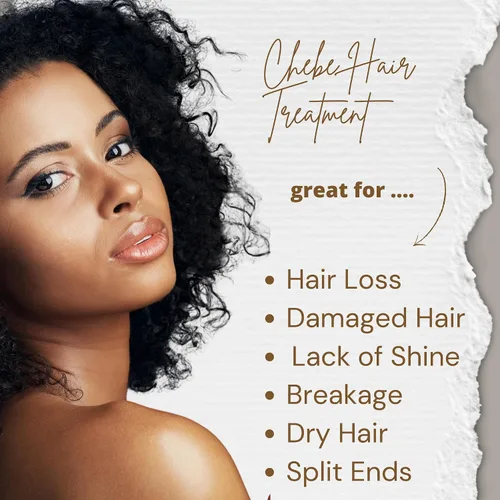 Vista 2 de Chebe - Juego de aceite y mantequilla para el cabello, todo natural, aroma a lavanda, para cabello grueso y grueso, promueve la hidratación