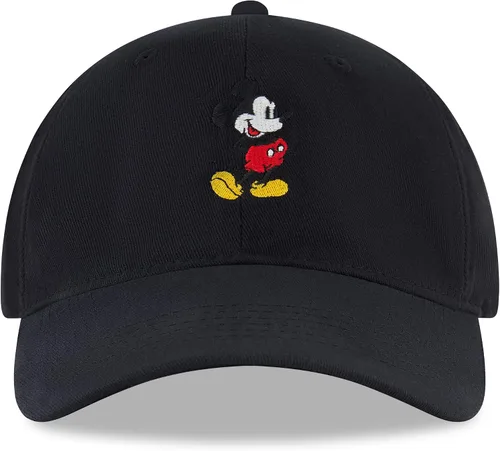 Vista 2 de Disney Gorra de béisbol para hombre, sombrero ajustable de Mickey Mouse para adultos