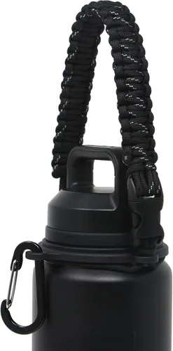 Vista 19 de One MissionX - Asa de cuerda paracord para botellas YETI Rambler de 46 onzas, 36 onzas, 26 onzas, 64 onzas, 18 onzas, 12 onzas, correa de transporte