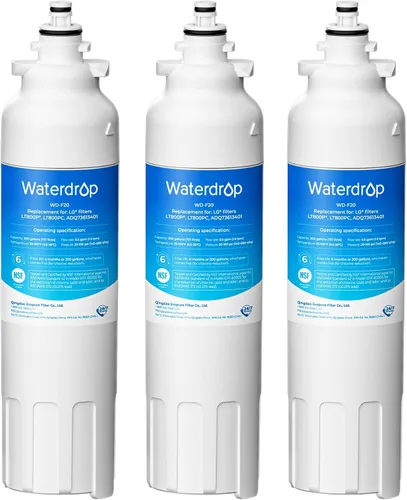 Vista 14 de Waterdrop LT800P Filtro de agua para refrigerador, NSF 401&53&42, compatible con LG LT800P, ADQ73613401, Kenmore 9490, 46-9490, 469490, ADQ73613402