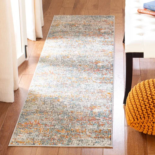 Vista 25 de SAFAVIEH Colección Madison - Alfombra de acento 2'2" x 4', negro y dorado, diseño abstracto moderno, no desprende pelusa y fácil cuidado, ideal