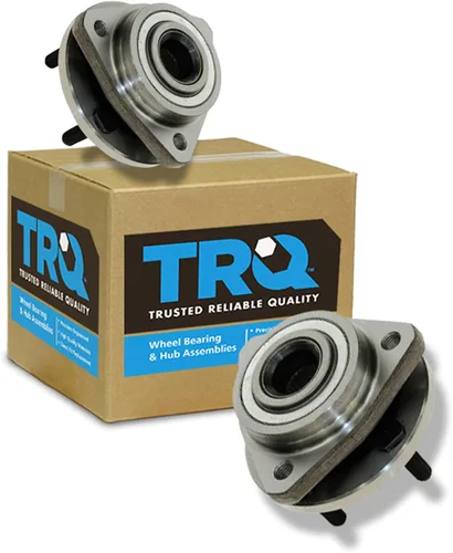 Vista 130 de TRQ Juego de 2 rodamientos de rueda delantera y conjunto de cubo compatible con Tesla 3 2020 Y 2018-2019 para Tesla 3 2020 Tesla Y AWD 2018-2019