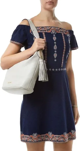 Vista 5 de Michael Kors Womens Elana Lether Convertible Shoulder Bag