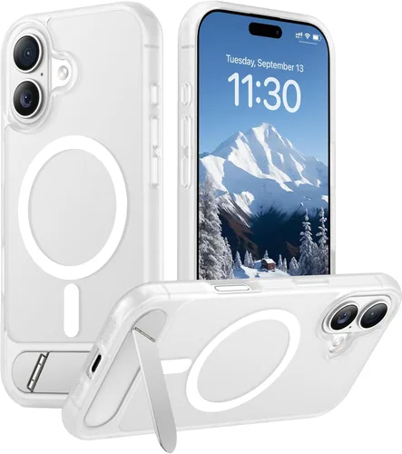 Vista 77 de Funda para iPhone 11 con compatibilidad magnética, [Soporte invisible incorporado][Compatible con MagSafe]