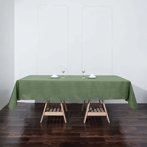 Vista 49 de Efavormart - Mantel rectangular, 60 x 102 pulgadas, resistente a las manchas y a las arrugas, lavable, mantel decorativo oblongo de tela de Amatista