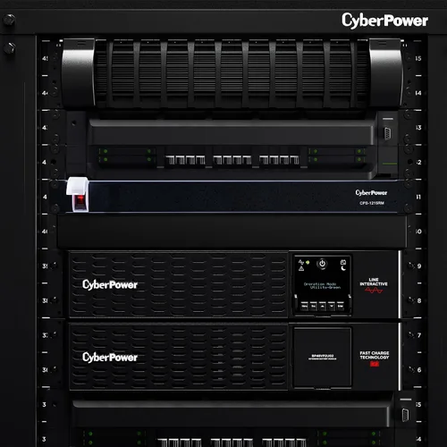 Vista 7 de Montaje del rack PDU Cyberpower Cps-1220 Rms, conector múltiple, 12 salida 20 A, 2400 VA, 1800 julios 15 A Negro