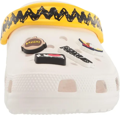 Vista 2 de Crocs Zuecos clásicos unisex para adultos Snoopy Marrón