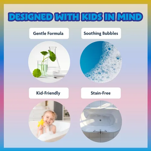 Vista 7 de Bombas de baño de Mickey, Minnie y Pato Donald para niños, colores brillantes de arcoíris, con aroma a bayas, para niños de 3 años en adelante