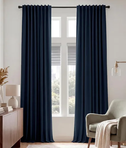 Vista 98 de PONY DANCE Cortinas cortas con aislamiento térmico para ventana pequeña, para guardería, baño, cocina, lavandería, caravana, sótano, 29 pulgadas