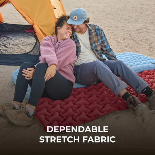 Vista 3 de Teton Altos - Colchoneta inflable aislada para dormir, para camping, mochilero, senderismo, económica y duradera