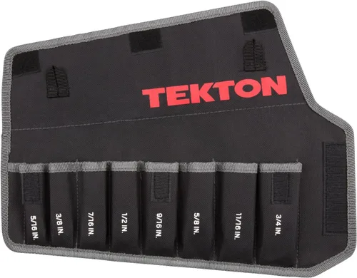 Vista 7 de TEKTON Rollo de llave combinada rechoncha de 12 herramientas (0.315-0.748 in) ORG27212
