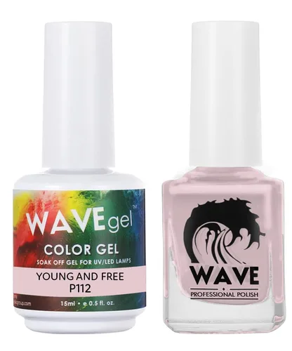 Vista 60 de WAVEGEL - Juego dúo de gel y esmalte de uñas a juego - Colección Simplicity - #P109 Blizzard I 0.5 onzas
