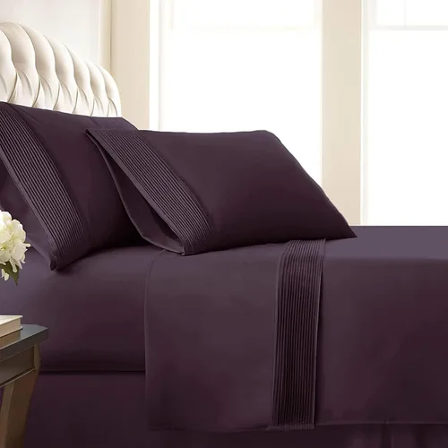 Vista 36 de Southshore Fine Linens®, juego de ropa de cama con bolsillo profundo, Microfibra, Negro, gemelo