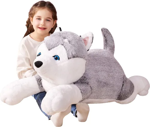 Vista 3 de IKASA Juguete de peluche de conejo gigante de 37.5 pulgadas, juguetes grandes y suaves para niños, niñas, niños y novias