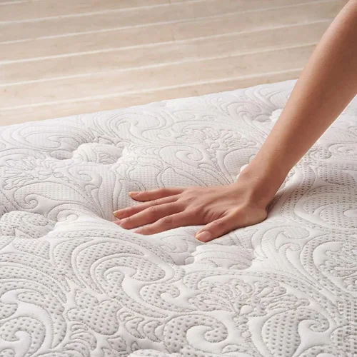 Vista 4 de Novaform Serafina Pearl - Cubrecolchón de espuma viscoelástica de gel de 14 pulgadas, tamaño Queen