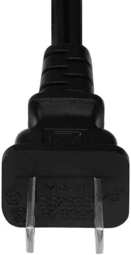 Vista 4 de SF Cable, NEMA 1-15P a C7, 18/2 SPT-2 de 15 pies (10 A 125 V)