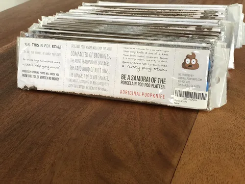 Vista 4 de Regalo de broma de cuchillo para excrementos
