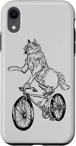 Vista 25 de Wolf Cycling Bicycle Funny Animal Cyclist Biking Bike Case for iPhone 17