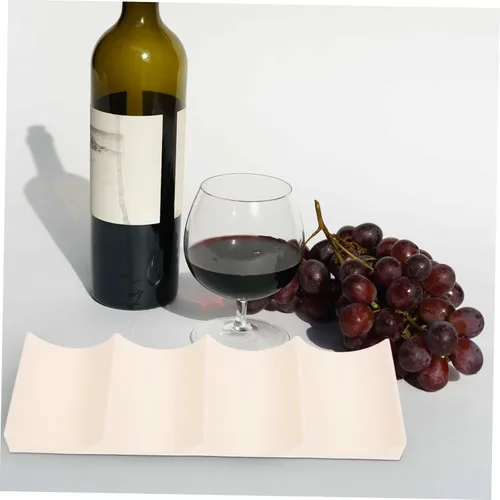Vista 4 de Decoración de vino para mesa de cocina, estante de vino, botella de agua de plástico, organizador de nevera