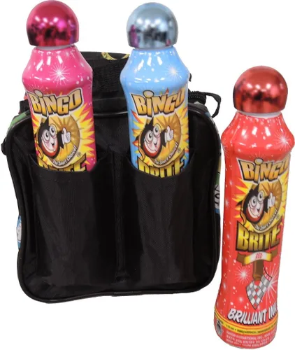 Vista 3 de Bolsa de bingo de 5 bolsillos con cremallera