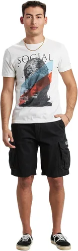 Vista 47 de Unionbay Survivor pantalones cortos de cargo con cinturón para hombre