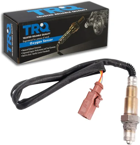 Vista 197 de TRQ Sensor de Oxígeno O2 de 4 Hilos de Banda Estrecha Compatible con VW Atlas 2.0L 2018-21, VW GTI 2.0L 2016-18, Audi A3 Quattro 2.0L 2015-18, VW