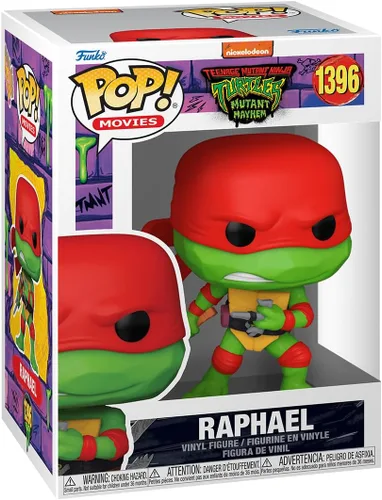 Vista 2 de Funko Pop! Movies: Teenage Mutant Ninja Turtles (TMNT) Raphael - Figura de vinilo coleccionable - Idea de regalo - Producto oficial - para niños