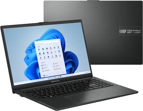 Vista 8 de ASUS Laptop Vivobook Go 15 2023, pantalla FHD de 15.6 pulgadas, procesador AMD Ryzen 5 7520U, 8 GB de RAM, SSD de 512 GB, Windows 11 Home, negro