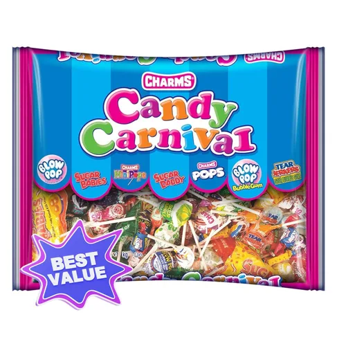 Vista 5 de Party Candy - Mezcla variada de caramelos a granel de 5 libras, paletas, chicles, rellenos de piñata surtidos, sin maní, sin gluten