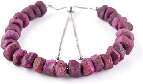 Vista 17 de OdrillionGems Natural Raw Gemstone & Rough Crystal Bolo Bracelet for Women