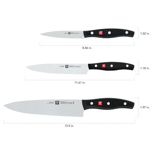 Vista 4 de ZWILLING Twin Signature - Juego de cuchillos de inicio de 3 piezas