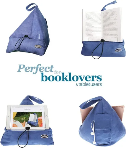Vista 3 de The Book Seat - Púrpura Aubergine - La forma más cómoda de leer, ¡con las manos libres!