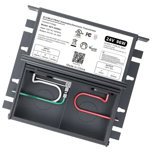 Vista 25 de Controlador LED regulable de 60 W y 12 V para regulador Lutron y Leviton, transformador de fuente de alimentación de CA a CC triac/ELV/MLV para tira