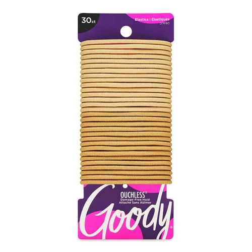 Vista 17 de Goody Ouchless - Lazos elásticos para el cabello, 30 unidades, color negro