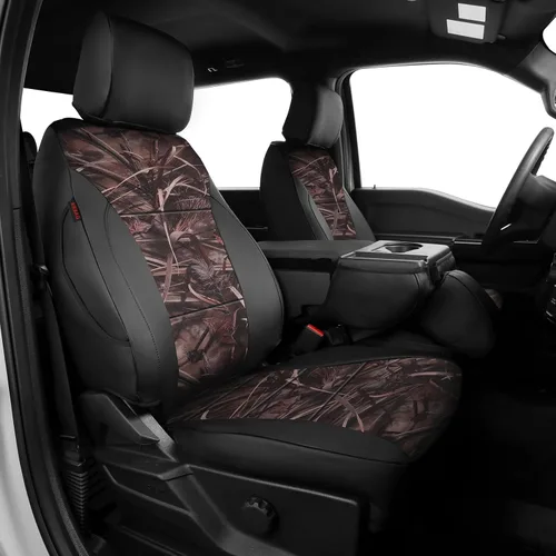 Vista 16 de EKR Fundas de asiento F150 personalizadas para Ford F-150 STX 2024-2026 y F150 XL/XLT 2021-2026 y Lariat 2021-2022 juego completo