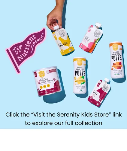Vista 6 de Serenity Kids Alimento para bebés, verduras saladas orgánicas y carnes de origen ético, para más de 6 meses, bolsa de 3.5 onzas (paquete de 8)