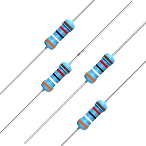 Vista 65 de California JOS - 100 resistencias de 0.24 ohm 1/2 W (0.5 vatios) ±1% tolerancia de película metálica, resistencia fija múltiple de valores