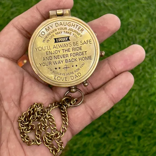 Vista 3 de Engraved Regalo para hija de papá/regalo para hija de mamá, regalo personalizado para mi hija/regalo para hija/padre madre idea de regalo