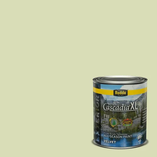 Vista 170 de Rodda Paint CASCADIA XL - Pintura satinada e imprimación para exteriores en uno, cuarto de galón, Aimee