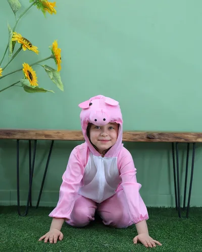 Vista 5 de Matissa Kids Animal Costume for Boys Girls Unisex Fancy Dress Party Outfit Cosplay