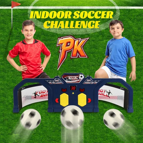 Vista 4 de Entrenador de fútbol para niños, juego de entrenamiento de fútbol para interiores, 2 modos de juego con puntuación automática, mejora el control