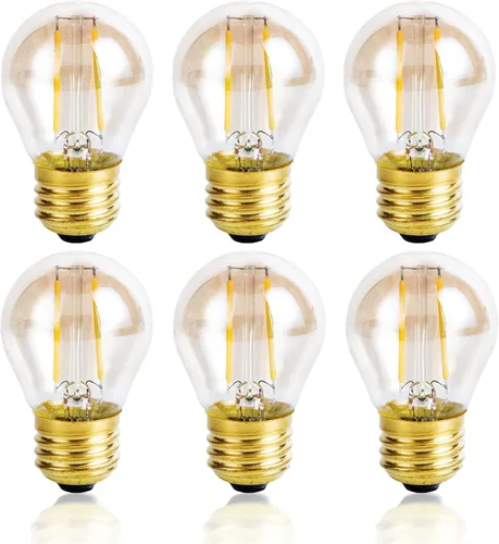 Vista 10 de Beonllay Bombilla LED Globo Regulable de 2W Equivalente a 25 Vatios Bombilla E26 Blanco Cálido 2500K Bombilla Edison LED, Bombilla Decorativa Edison