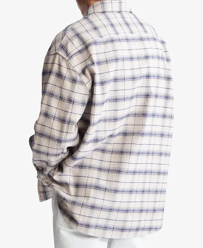 Vista 2 de Calvin Klein Camisa fácil de botones a cuadros para hombre