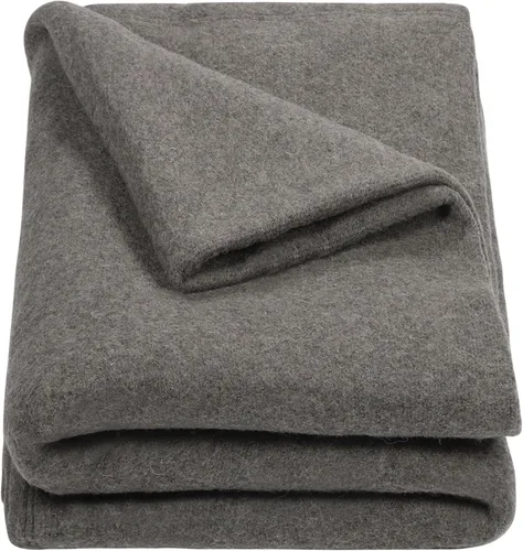 Vista 15 de REDCAMP Manta grande para acampar con forro sherpa, color negro, 59 x 50