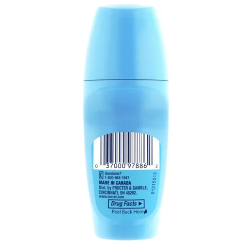 Vista 3 de Secret Antitranspirante original roll-on, polvo fresco, 1.8 oz