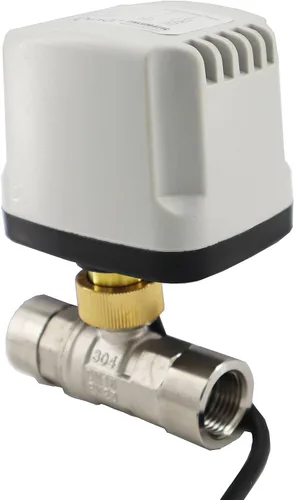 Vista 3 de Válvula de bola motorizada el 1/2" de acero inoxidable eléctrico de la CA 110V NPT 2 alambres impermeable al aire libre