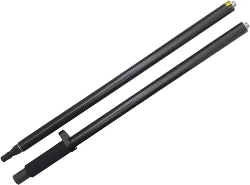 Vista 8 de Varilla de fibra de carbono de 2M de 2 secciones, vara GPS Rover de 6.5 pies/2M de 2 secciones de diseño para topografía e ingeniería – Accesorio