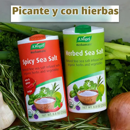 Vista 10 de A. Vogel Herbamare - Sal de condimento, sal marina sazonada orgánica, 4.4